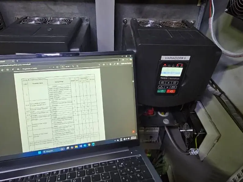 Diagnóstico de variador de frecuencia